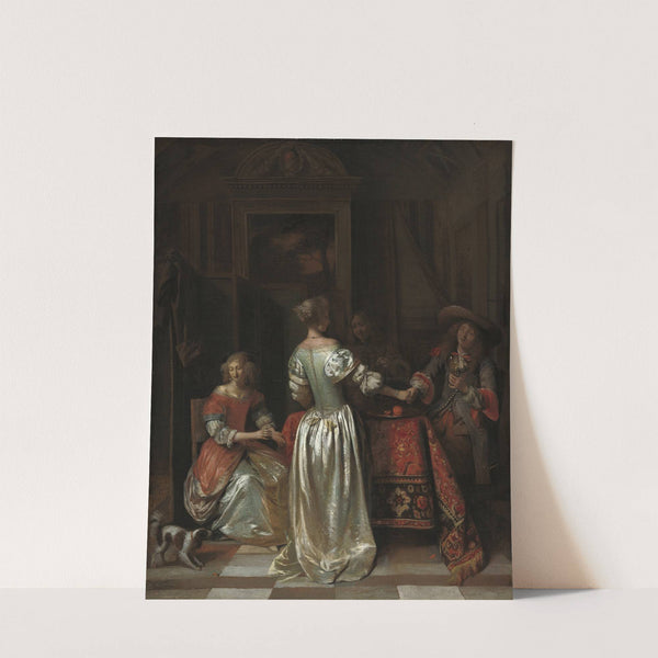 The Greeting by Pieter De Hooch