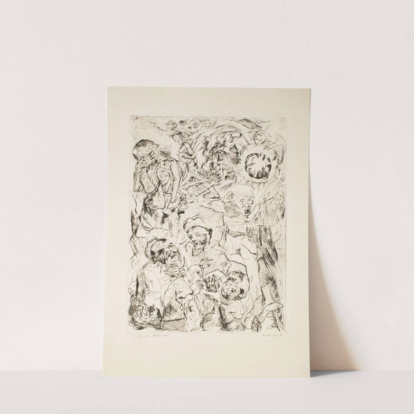 The Grenade (1915) by Max Beckmann