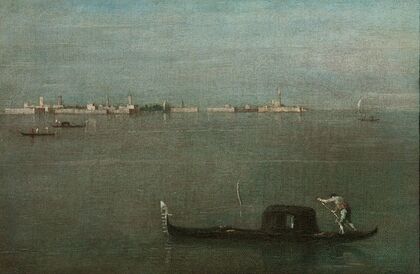 The Grey Lagoon (Gondolas on the Lagoon)