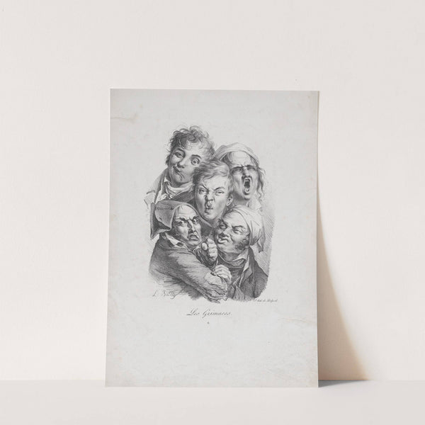 The Grimaces (1823) by Louis Léopold Boilly