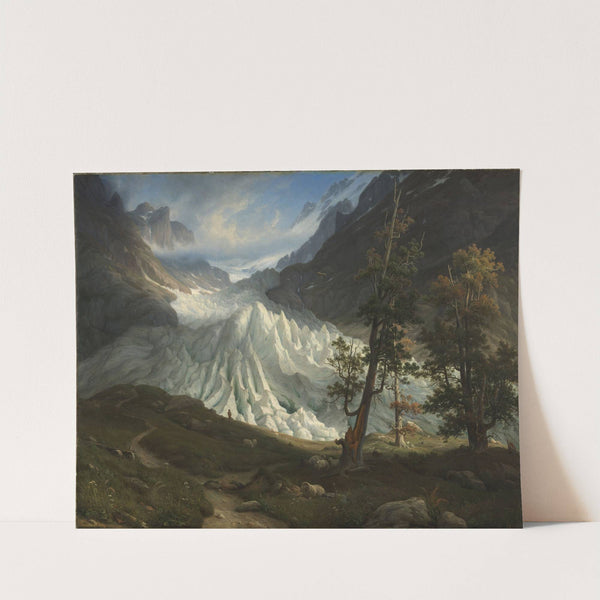 The Grindelwaldgletscher by Thomas Fearnley