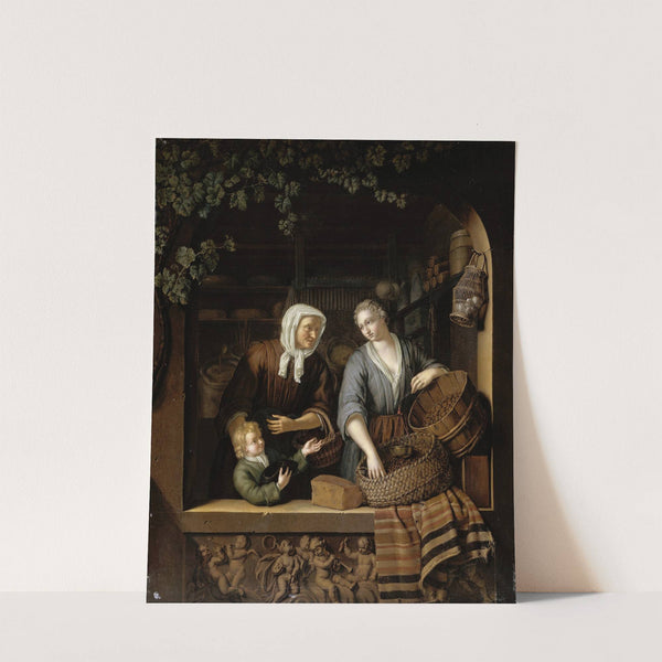 The Grocer’s Shop by Frans Van Mieris The Younger