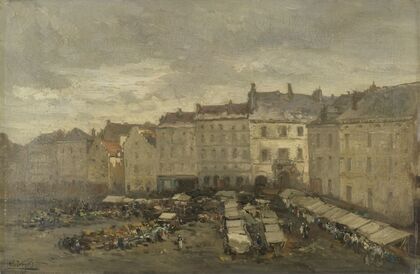 The Grote Zavel (Grand Sablon), Brussels