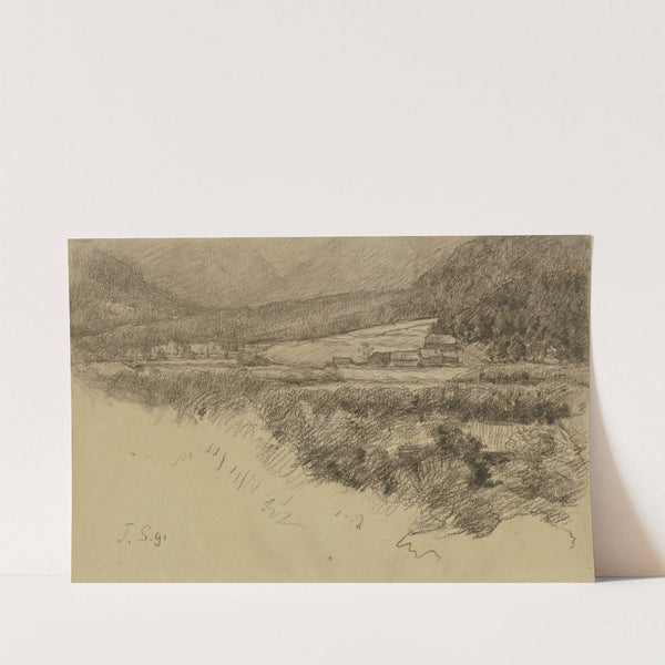 The grounds of Toblach (1891) by Louis Eysen