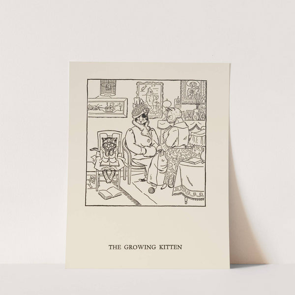 The growing kitten (1926) by William Ely Hill