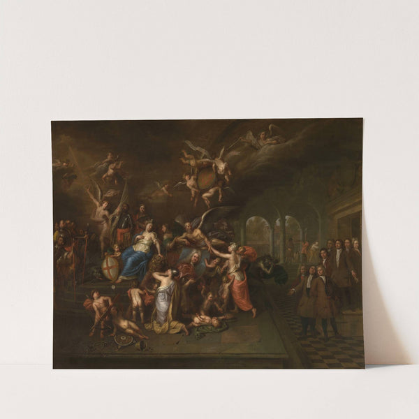 The Guild of the Young Albarest Venerates the Portrait of the Dean Karel de Cordes by Hendrick Govaerts