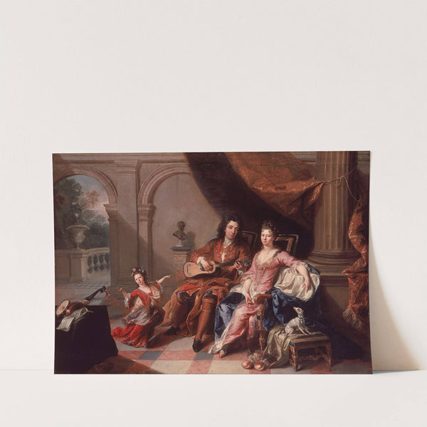 The Guitar Player by Jacob van Schuppen