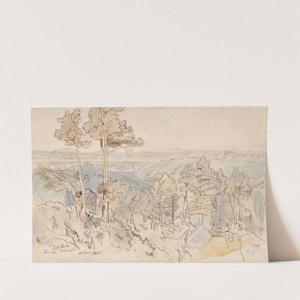 The Gulf of Brolo from near Kokkinomilia by Edward Lear