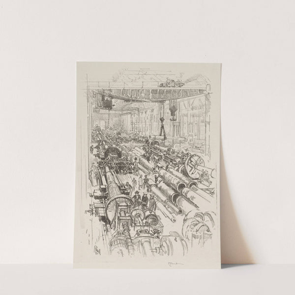 The Gun Shop (1916) by Joseph Pennell