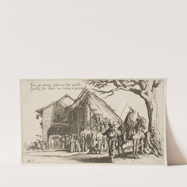 The Gypsies’ Resting Place; The Fortune Tellers (1621) by Jacques Callot