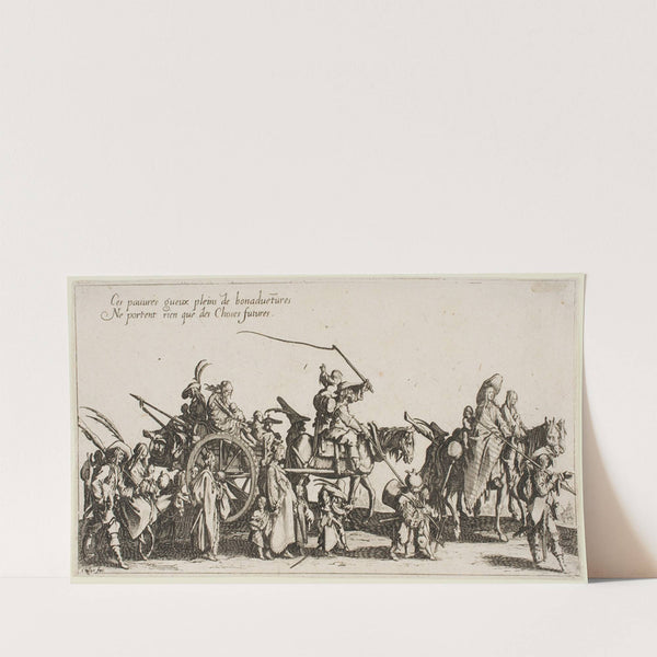 The Gypsies; The Departure (1621) by Jacques Callot