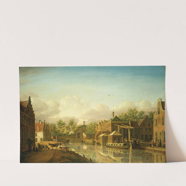 The Haarlem Gate in Leyden as Seen From the City by Paulus Constantijn la Fargue