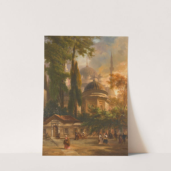 The Hagia Sophia, Constantinople by Eugène Flandin