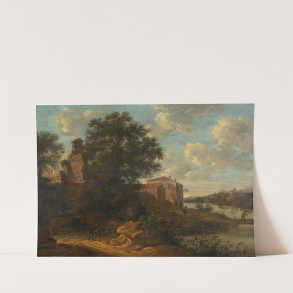 The Hague A river landscape by Pieter Cosijn