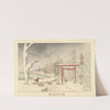 The Hakone Shrine In The Snow by Kobayashi Kiyochika