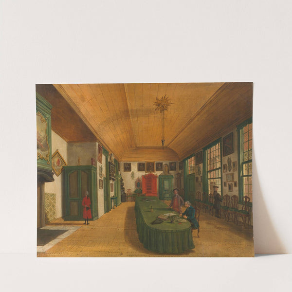 The Hall of the Artistic Society 'Kunst wordt door Arbeid verkregen' (Art is Acquired through Labor) in Leiden by Paulus Constantijn la Fargue