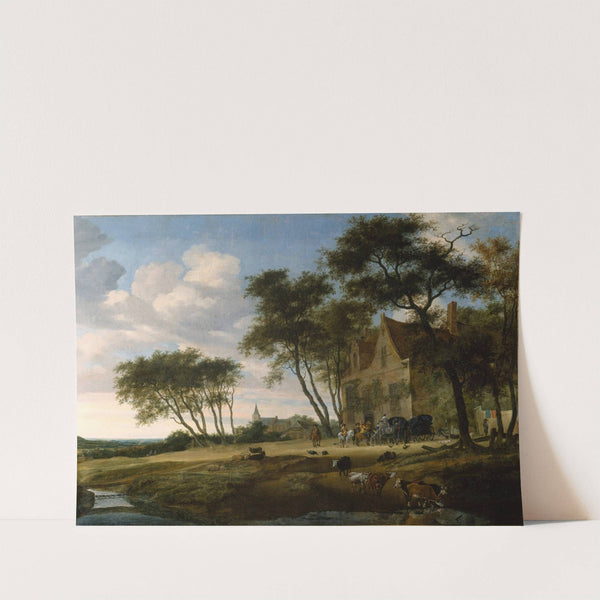 The Halt (1661) by Salomon van Ruysdael