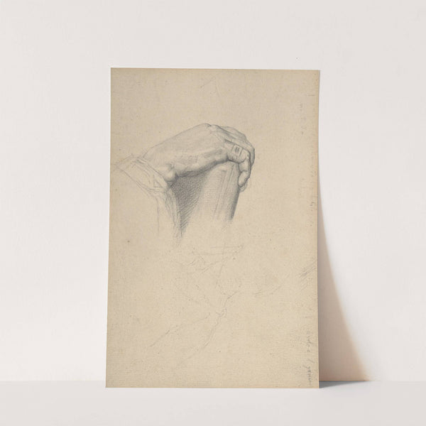 The Hand of Poussin, after Ingres (1875–77) by Georges Seurat