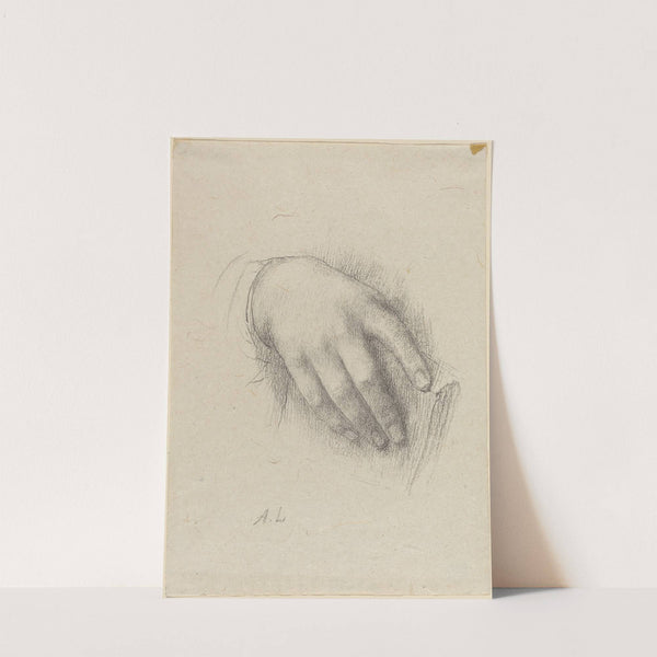 The Hand of the Artist’s Daughter by Alphonse Legros