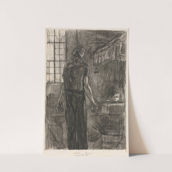 The Hanged Man in the Forge (c. 1880) by Félicien Rops