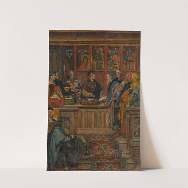 The Hanseatic League receives its Charter (1890) by Albert Frans Lieven De Vriendt