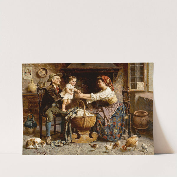 The happy family by Eugenio Zampighi