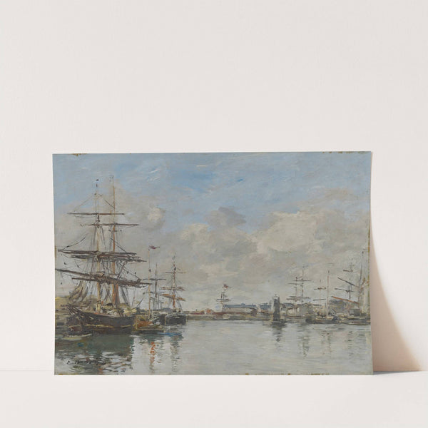 The Harbor of Le Havre (ca. 1885–90) by Eugène Boudin