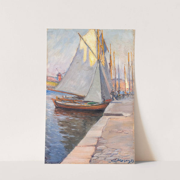 The Harbour at Marstrand by Olof Sager-Nelson