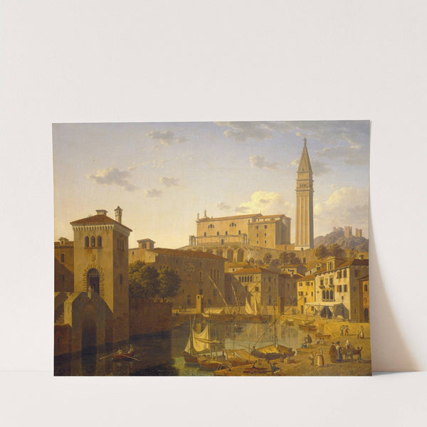 The Harbour At Pirano, Istria by Leo Von Klenze