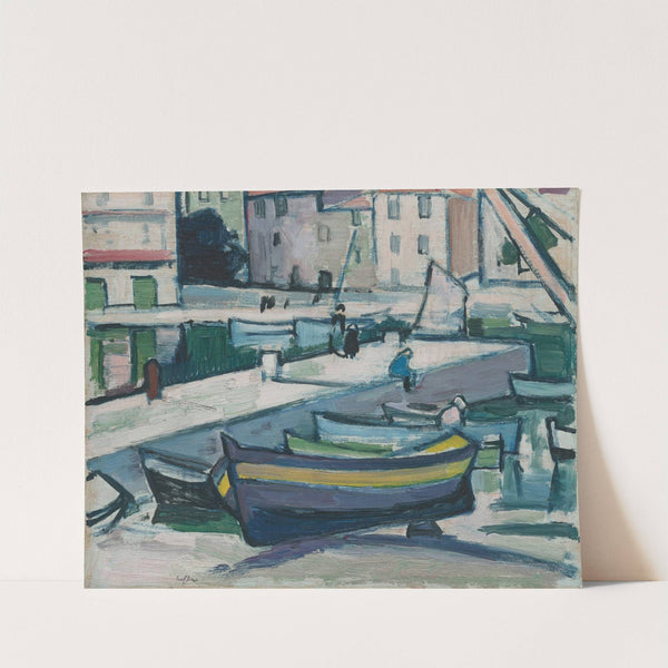 The Harbour, Cassis by Samuel John Peploe