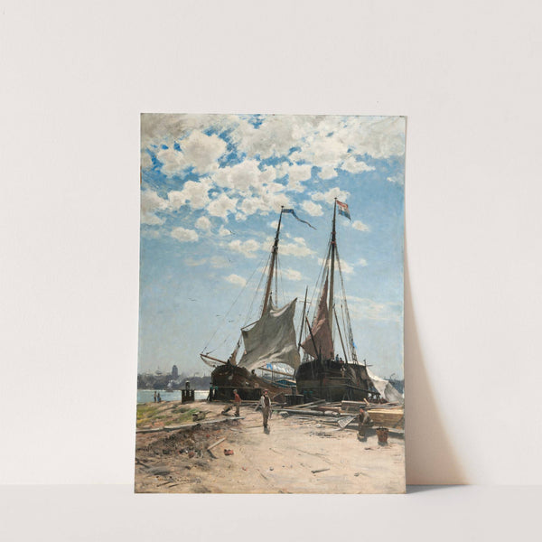 The Harbour, Dordrecht by Carl Skånberg