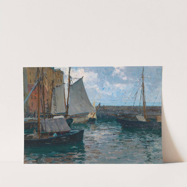 The Harbour of Camogli by Alfred Zoff