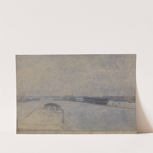 The Harbour of Copenhagen seen from Kvæsthusgade by Vilhelm Hammershøi