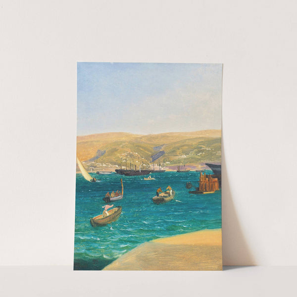 The Harbour, Trieste by Thomas Ender