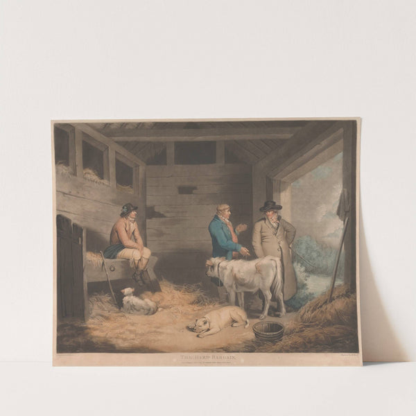 The Hard Bargain by George Morland