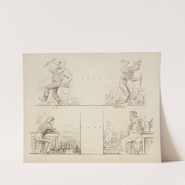 The Hare and the Tortoise (1919) by William Henry Walker