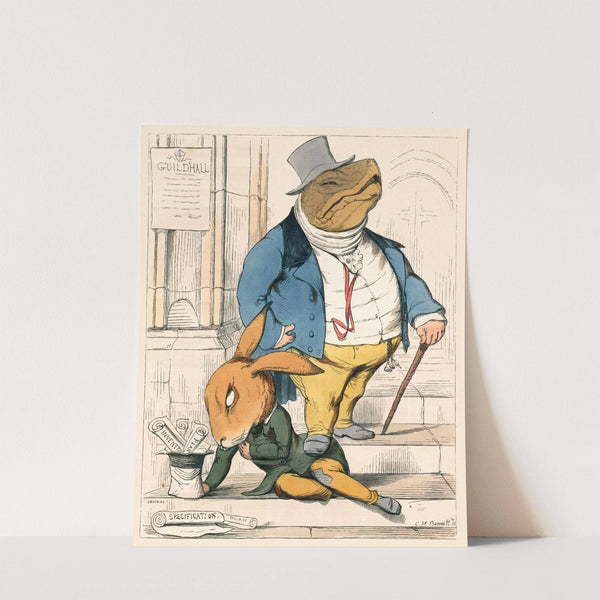 The Hare And The Tortoise (1857) by Charles Henry Bennett