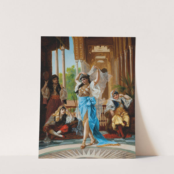 The harem dancer by F. Santos