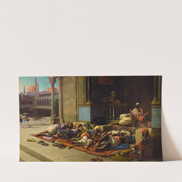 The Harem’s Gate, Souvenir Of Cairo (1876) by Jean Lecomte du Nouÿ