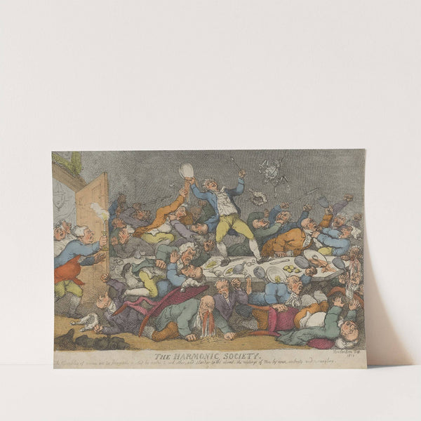 The Harmonic Society (1811) by Thomas Rowlandson