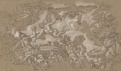 The Harpies Attacking Aeneas and His Companions
