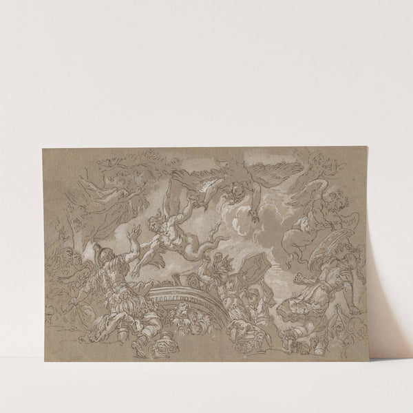 The Harpies Attacking Aeneas and His Companions by Johann Carl Loth