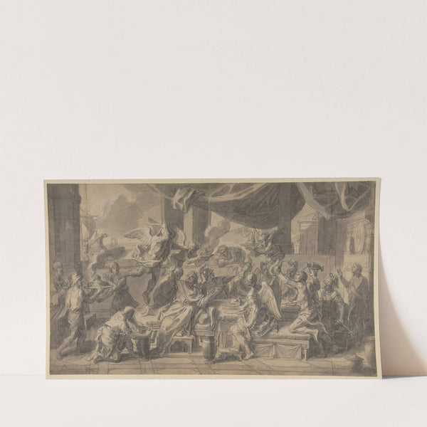 The Harpies Driven from the Table of King Phineus by Zetes and Calais by François-Alexandre Verdier