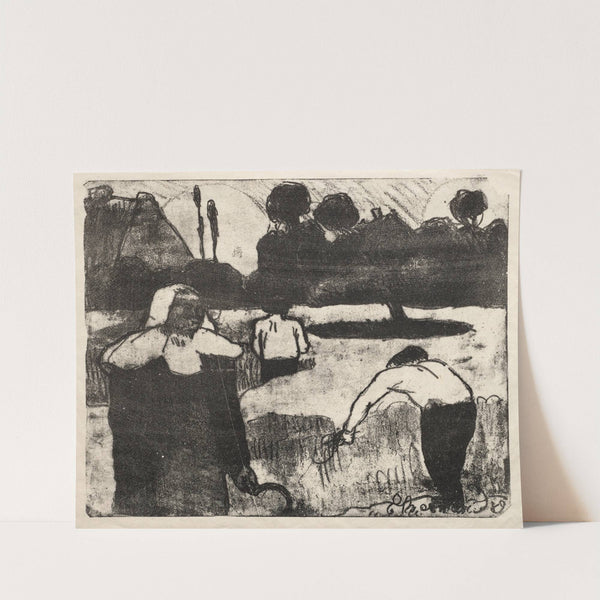 The Harvesters (1889) by Emile Bernard