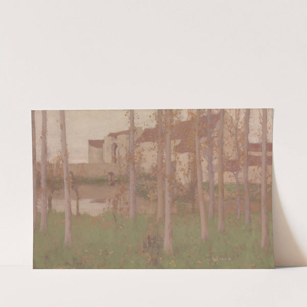 The Haunted Chateau, Grez-sur-Loing by David Gauld