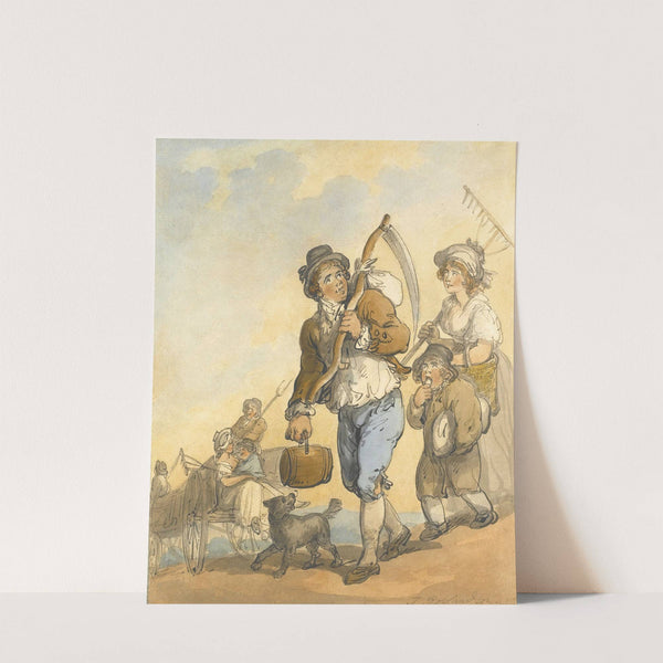 The Haymaker by Thomas Rowlandson