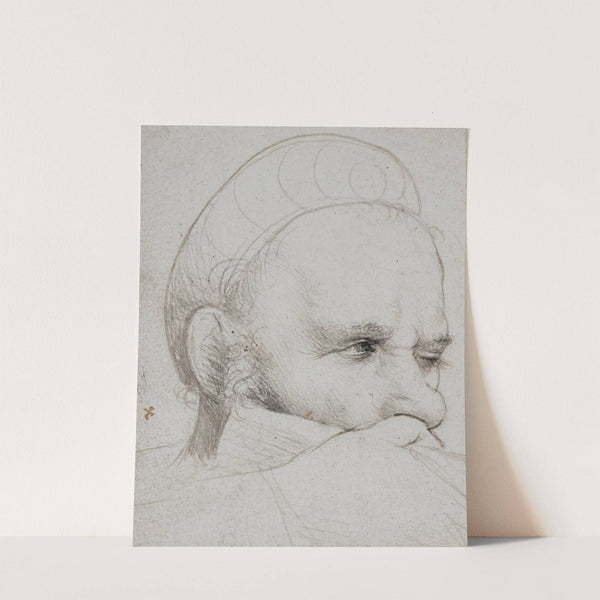 The head of a crossbowman taking aim (1514 – 1515) by Hans Holbein The Elder