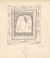 The Head of a Woman in a Decorative Frame