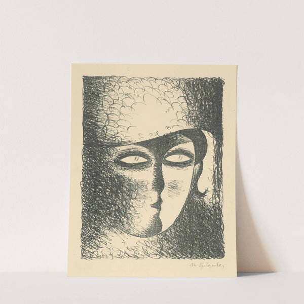 The Head of a Young Woman in a Hat by Mikuláš Galanda