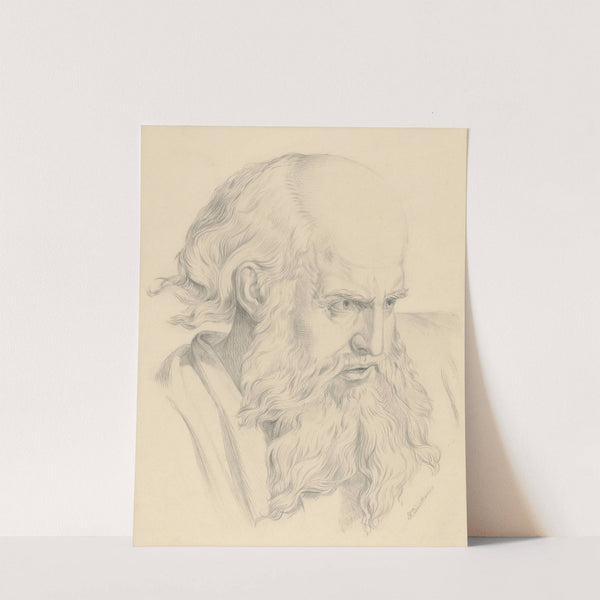 The head of an old man by František Klimkovič